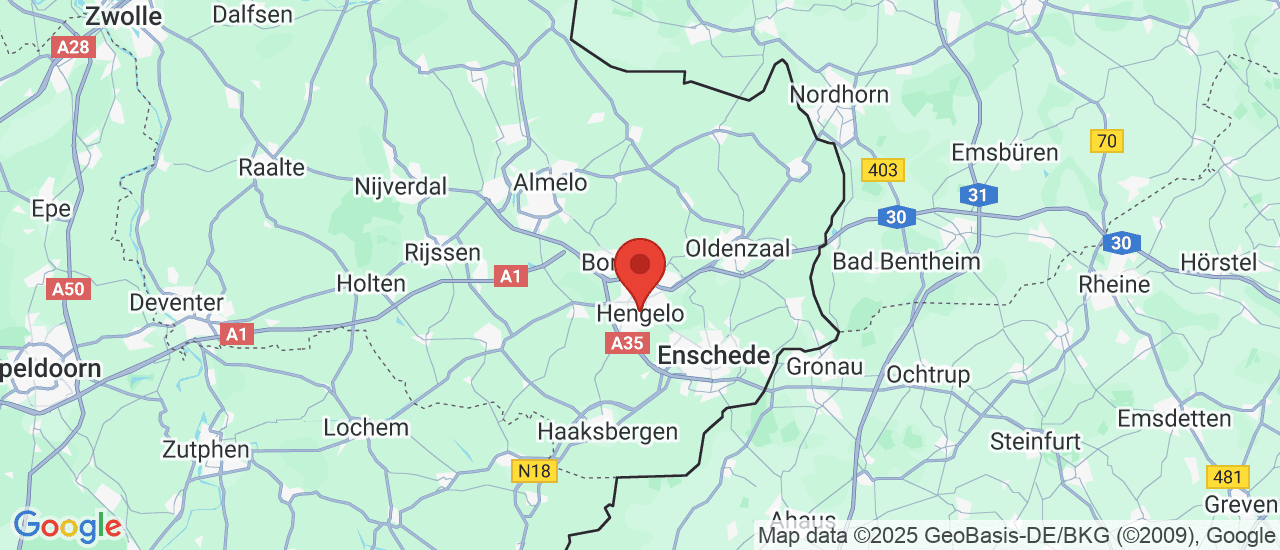 Google maps locatie van M&A Automotive B.V.