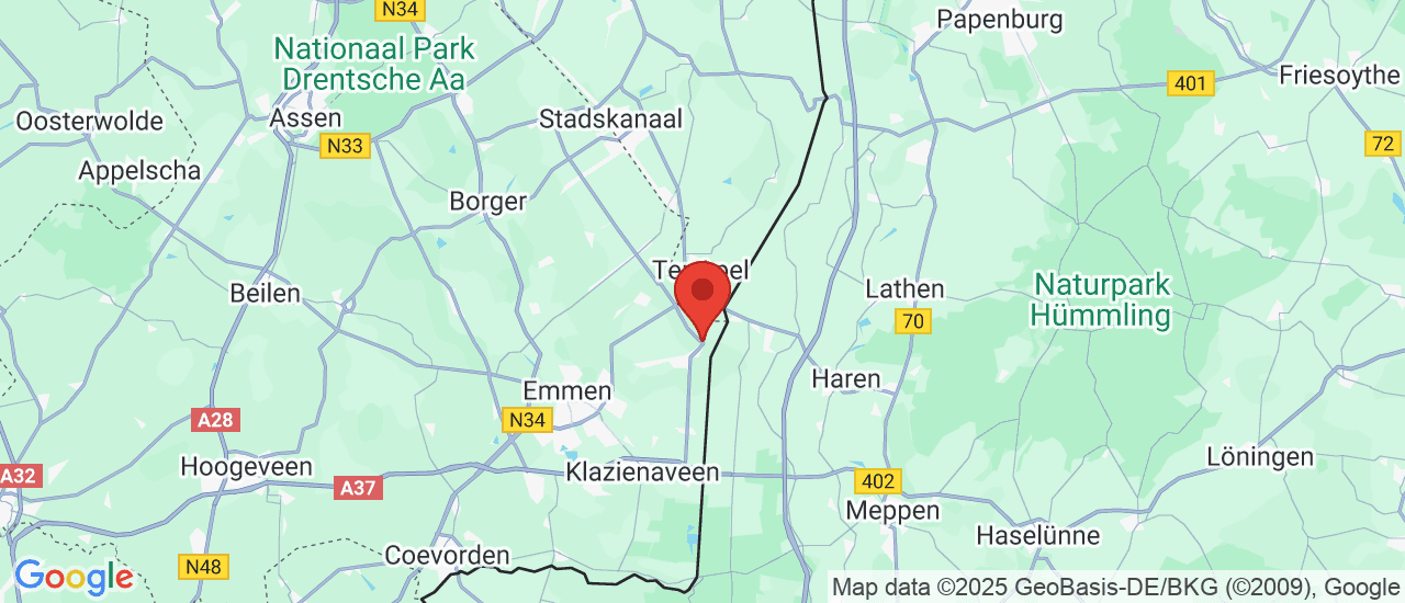 Google maps locatie van Autovakmeester de Jonge