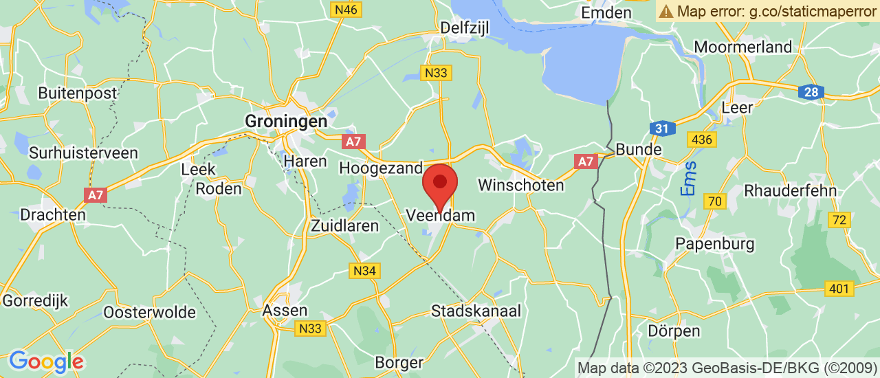 Google maps locatie van Autobedrijf Meijer