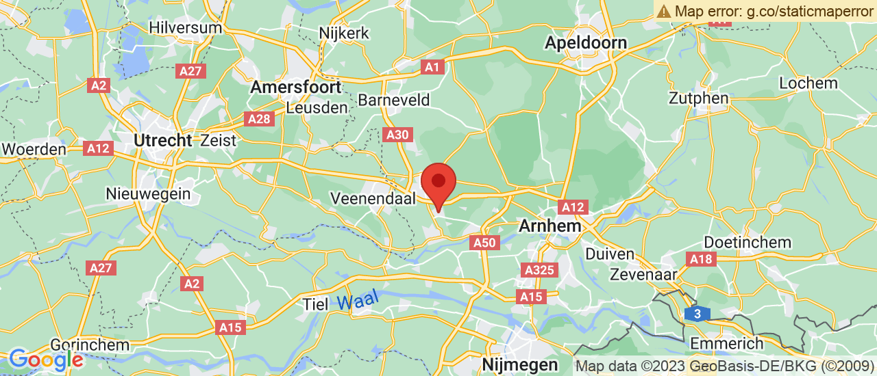 Google maps locatie van V.O.F. van Steenbergen