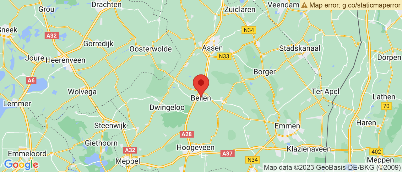 Google maps locatie van Autobedrijf Huisman BV