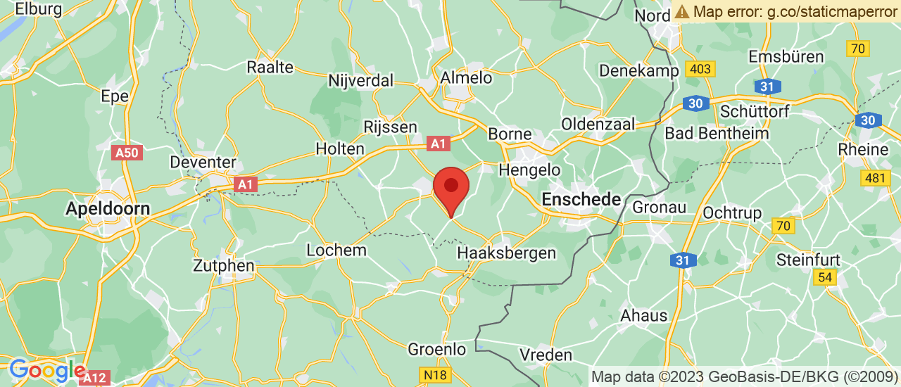 Google maps locatie van Hartgerink Hengevelde