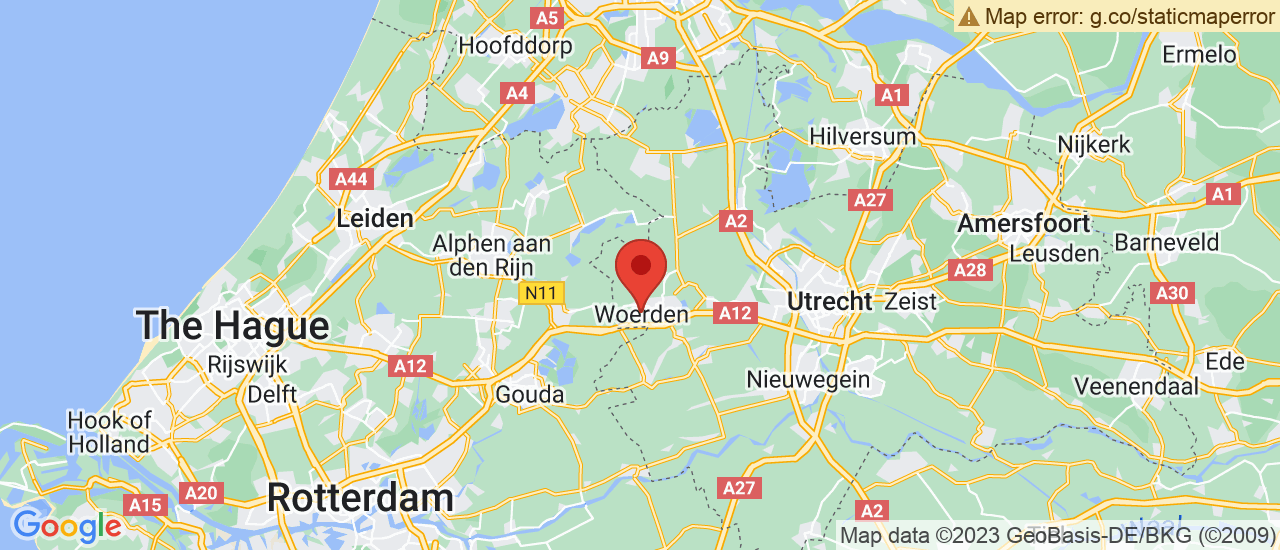 Google maps locatie van Fase Autobedrijven Woerden