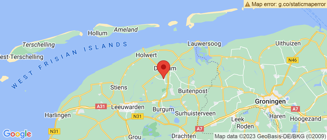 Google maps locatie van Autobedrijf Harm Boelens