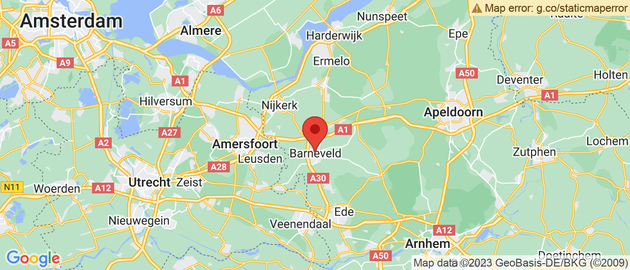 Google maps locatie van Autobedrijf Gert Pater