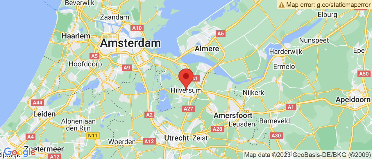 Google maps locatie van Van Gent Autobedrijf Naarden B.V.